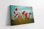 Kırmızı Çiçekler | Kanvas Tablo | Cam Tablo | Mdf Tablo | A03332
