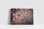 Pudra Rengi Çiçekler | Kanvas Tablo | Cam Tablo | Mdf Tablo | A03354 - Görsel 2