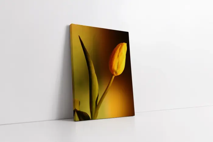 Sarı Lale | Kanvas Tablo | Cam Tablo | Mdf Tablo | A03411 - Görsel 1