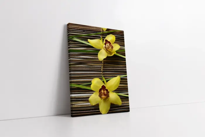 Sarı Çiçekler | Kanvas Tablo | Cam Tablo | Mdf Tablo | A03468 - Görsel 1