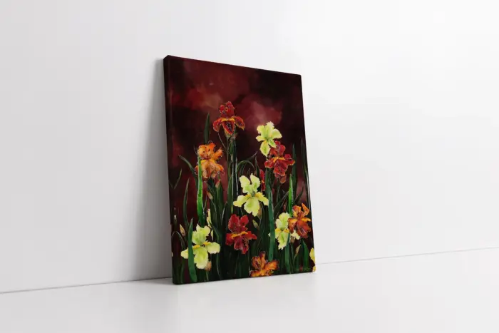 Kırda Çiçekler | Kanvas Tablo | Cam Tablo | Mdf Tablo | A03495 - Görsel 1