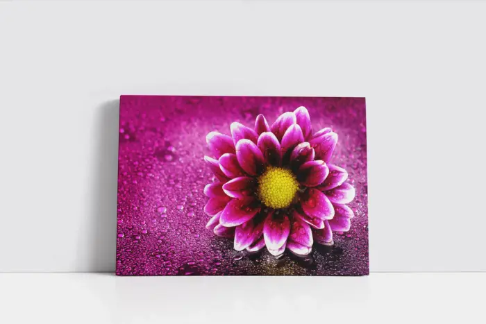 Pembe Çiçek Makro | Kanvas Tablo | Cam Tablo | Mdf Tablo | A03523 - Görsel 2
