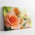 Soft Pembe Güller | Kanvas Tablo | Cam Tablo | Mdf Tablo | A03547