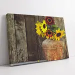 Vazoda Çiçekler | Kanvas Tablo | Cam Tablo | Mdf Tablo | A03559