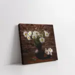 Vazoda Papatya | Kanvas Tablo | Cam Tablo | Mdf Tablo | A03601