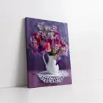 Vazoda Beyaz Papatyalar | Kanvas Tablo | Cam Tablo | Mdf Tablo | A03610