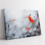 Çiçeklerin Rüzgarla Dansı | Kanvas Tablo | Cam Tablo | Mdf Tablo | A03614