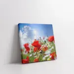 Güne Merhaba Diyen Çiçekler | Kanvas Tablo | Cam Tablo | Mdf Tablo | A03618