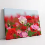 Çiçeklerin Rüzgarla Dansı | Kanvas Tablo | Cam Tablo | Mdf Tablo | A03643