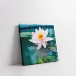 Beyaz Nilüfer | Kanvas Tablo | Cam Tablo | Mdf Tablo | A03649