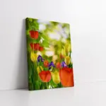 Renkli Laleler | Kanvas Tablo | Cam Tablo | Mdf Tablo | A03654