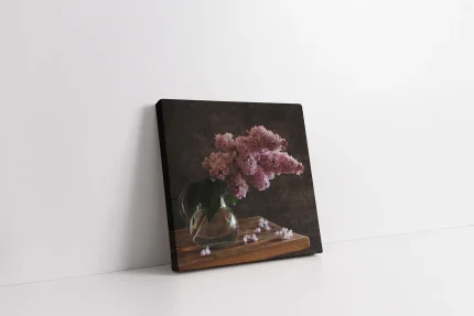Vazoda Sümbüller | Kanvas Tablo | Cam Tablo | Mdf Tablo | A03658