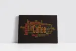 Kahve Çeşitleri İngilizce | Kanvas Tablo | Cam Tablo | Mdf Tablo | A06095 - Görsel 2