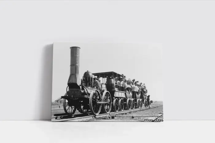 Nostalji Tren | Kanvas Tablo | Cam Tablo | Mdf Tablo | A07053 - Görsel 2