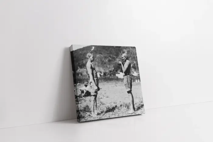 İlkel Kabile Üyeleri | Kanvas Tablo | Cam Tablo | Mdf Tablo | A07062 - Görsel 1