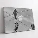 İp Üstünde Gelin Damat | Kanvas Tablo | Cam Tablo | Mdf Tablo | A07108