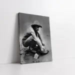 Altın Arayan Adam | Kanvas Tablo | Cam Tablo | Mdf Tablo | A07124