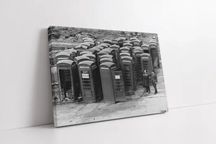 Telefon Kulübesi | Kanvas Tablo | Cam Tablo | Mdf Tablo | A07145 - Görsel 1