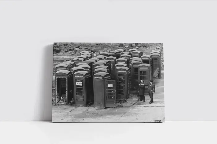 Telefon Kulübesi | Kanvas Tablo | Cam Tablo | Mdf Tablo | A07145 - Görsel 2