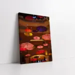 Tavanda Asılı Şemsiyeler | Kanvas Tablo | Cam Tablo | Mdf Tablo | A07192