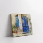 Akdeniz Taş Ev Kapı | Kanvas Tablo | Cam Tablo | Mdf Tablo | A07216