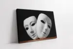 Maske | Kanvas Tablo | Cam Tablo | Mdf Tablo | A07228