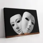 Maske | Kanvas Tablo | Cam Tablo | Mdf Tablo | A07228