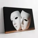 Maske | Kanvas Tablo | Cam Tablo | Mdf Tablo | A07229