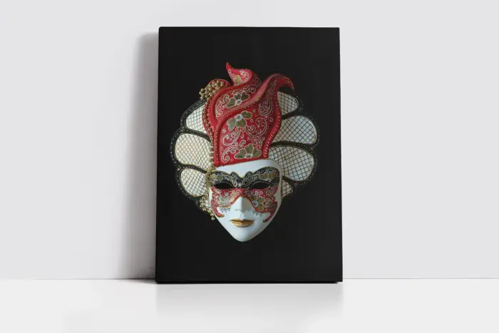 Maske | Kanvas Tablo | Cam Tablo | Mdf Tablo | A07240 - Görsel 2