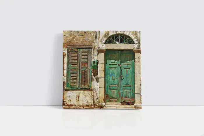 Akdeniz Taş Evleri | Kanvas Tablo | Cam Tablo | Mdf Tablo | A07252 - Görsel 2