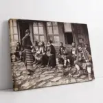 Eski Nargile Keyfi | Kanvas Tablo | Cam Tablo | Mdf Tablo | A07254