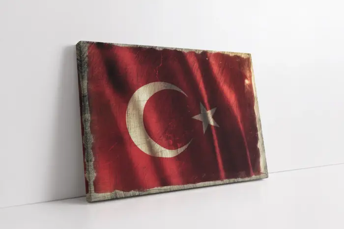 Türk Bayrağı | Kanvas Tablo | Cam Tablo | Mdf Tablo | A07256 - Görsel 1