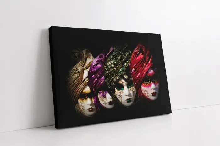 Maske | Kanvas Tablo | Cam Tablo | Mdf Tablo | A07257 - Görsel 1