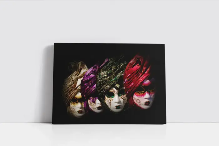 Maske | Kanvas Tablo | Cam Tablo | Mdf Tablo | A07257 - Görsel 2