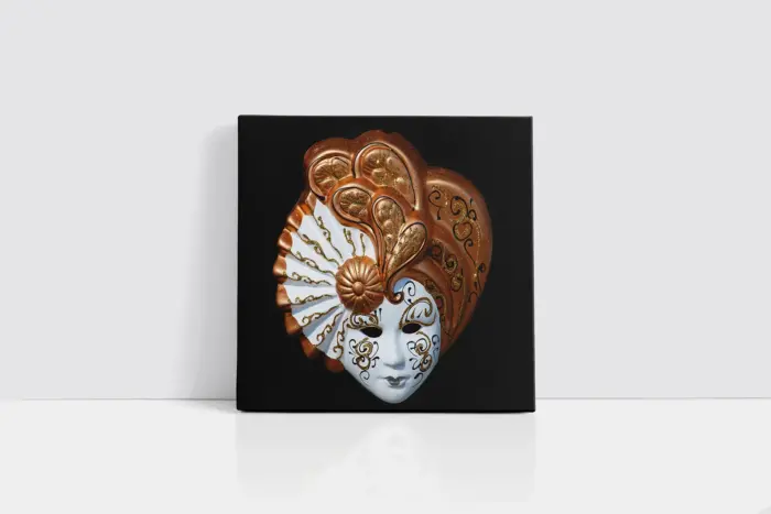Maske | Kanvas Tablo | Cam Tablo | Mdf Tablo | A07275 - Görsel 2