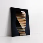 Kitap Kulesi | Kanvas Tablo | Cam Tablo | Mdf Tablo | A07276