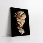 Kitap Kulesi | Kanvas Tablo | Cam Tablo | Mdf Tablo | A07279