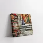 Akdeniz Taş Evleri | Kanvas Tablo | Cam Tablo | Mdf Tablo | A07298