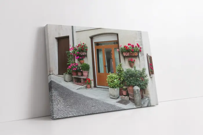Akdeniz Taş Evleri | Kanvas Tablo | Cam Tablo | Mdf Tablo | A07310 - Görsel 1