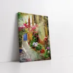 Akdeniz Taş Evleri | Kanvas Tablo | Cam Tablo | Mdf Tablo | A07311