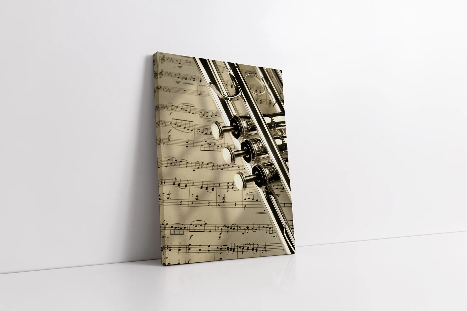 KA08016-10 Trompet | Kanvas Tablo | Cam Tablo | Mdf Tablo | A08016 - Görsel 1