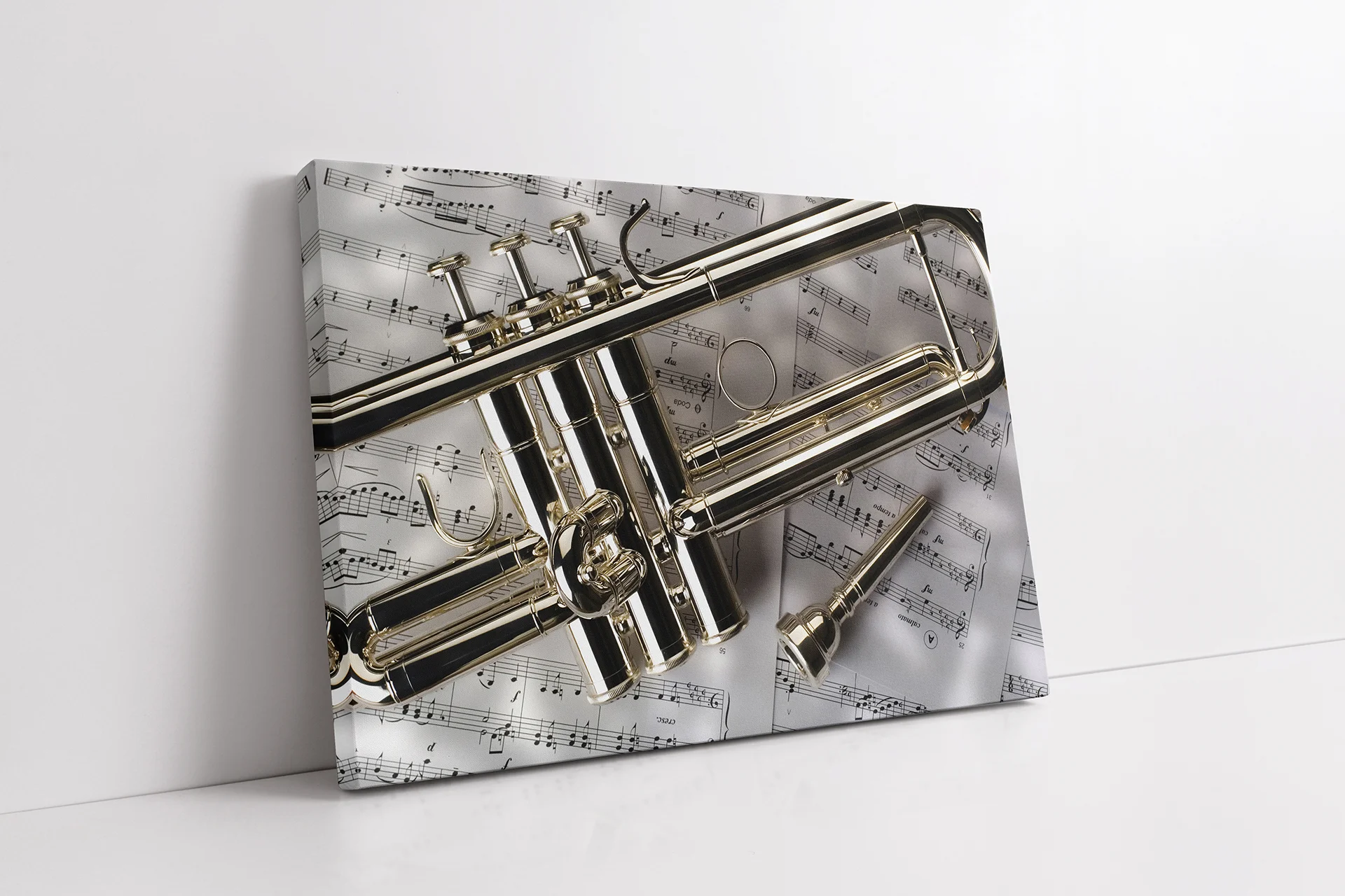 KA08017-10 Trompet | Kanvas Tablo | Cam Tablo | Mdf Tablo | A08017 - Görsel 1