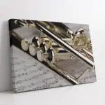 Piyano Ve Notalar | Kanvas Tablo | Cam Tablo | Mdf Tablo | A08018