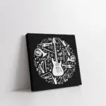 Müzik Enstrümanları Tasarım | Kanvas Tablo | Cam Tablo | Mdf Tablo | A08093