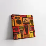 Müzik Aletleri Kolaj Tasarım | Kanvas Tablo | Cam Tablo | Mdf Tablo | A08100