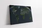 Dünya Haritası | Kanvas Tablo | Cam Tablo | Mdf Tablo | A12013