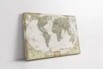 Dünya Haritası | Kanvas Tablo | Cam Tablo | Mdf Tablo | A12036