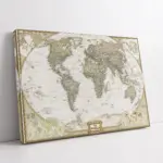 Dünya Haritası | Kanvas Tablo | Cam Tablo | Mdf Tablo | A12036