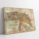 Eski Dünya Haritası | Kanvas Tablo | Cam Tablo | Mdf Tablo | A12038