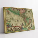 Eski Dünya Haritası | Kanvas Tablo | Cam Tablo | Mdf Tablo | A12054